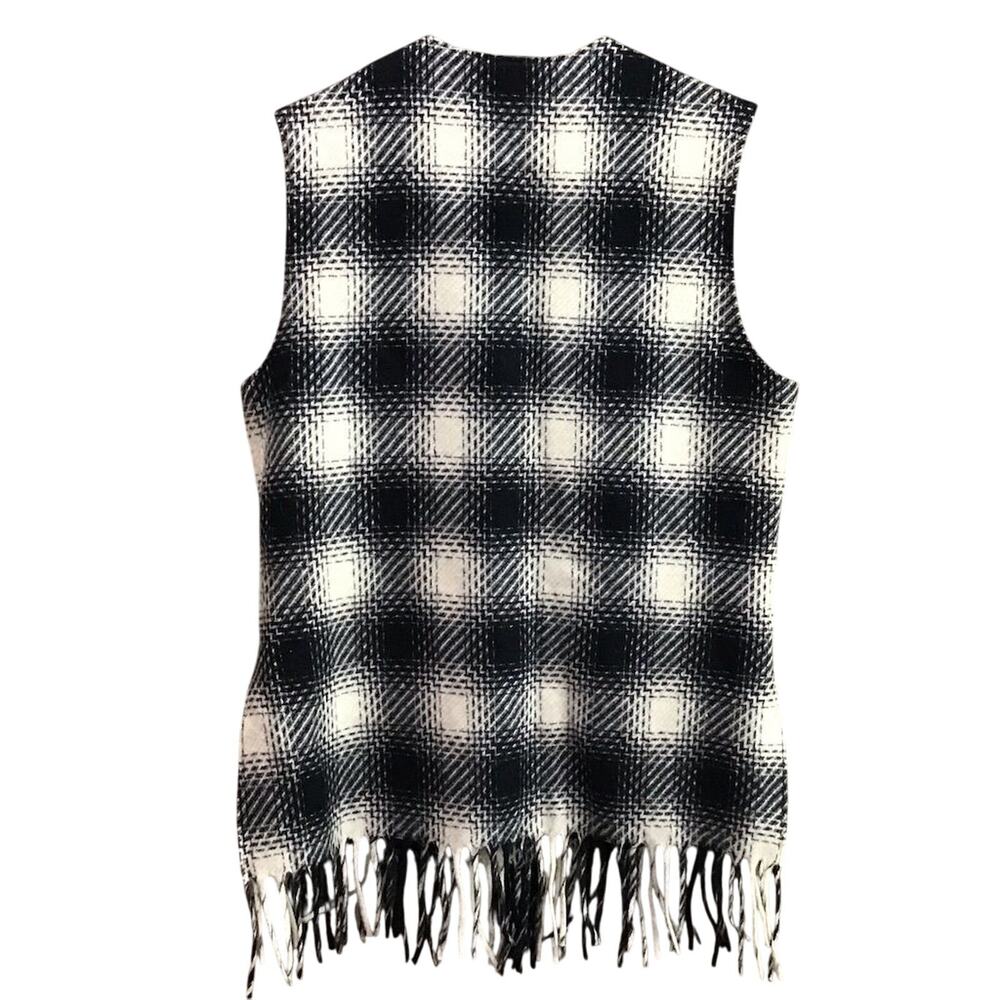 Pendleton Knockabouts Vest Womens Medium Black Pl… - image 3